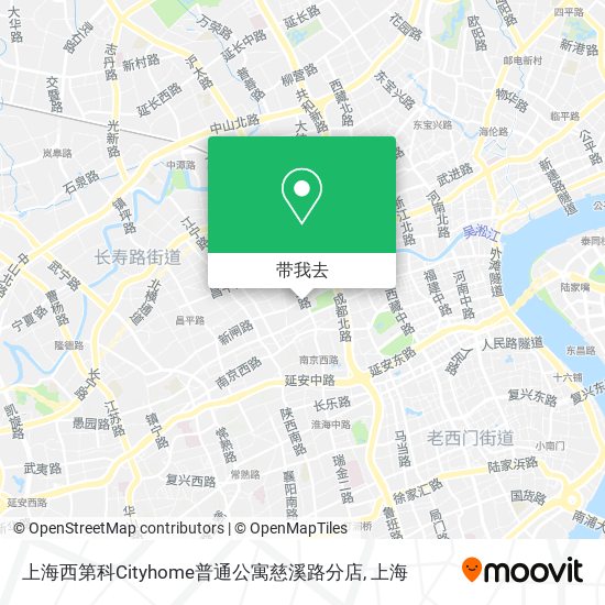 上海西第科Cityhome普通公寓慈溪路分店地图