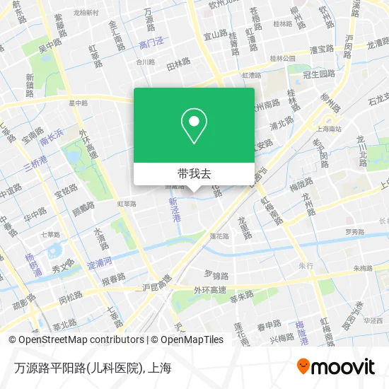 万源路平阳路(儿科医院)地图