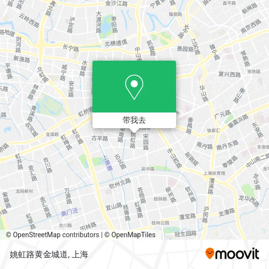 姚虹路黄金城道地图