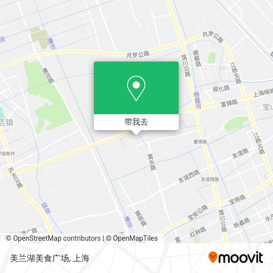 美兰湖美食广场地图