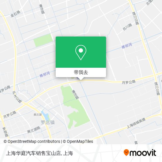 上海华庭汽车销售宝山店地图