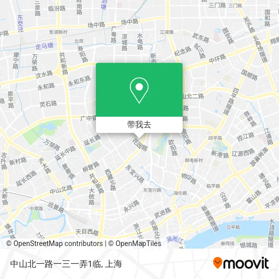 中山北一路一三一弄1临地图