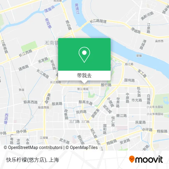 快乐柠檬(悠方店)地图