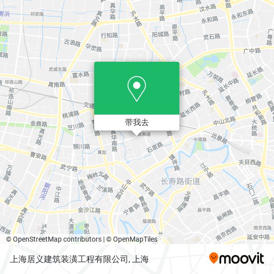 上海居义建筑装潢工程有限公司地图