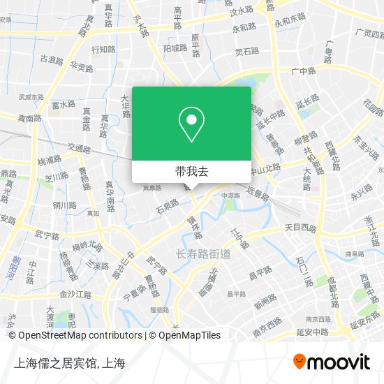 上海儒之居宾馆地图
