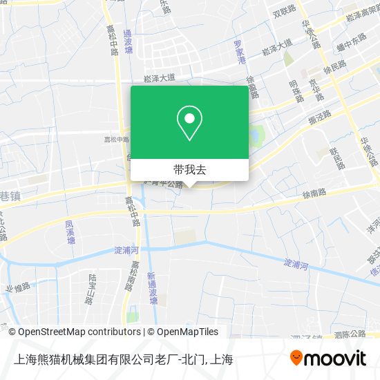 上海熊猫机械集团有限公司老厂-北门地图