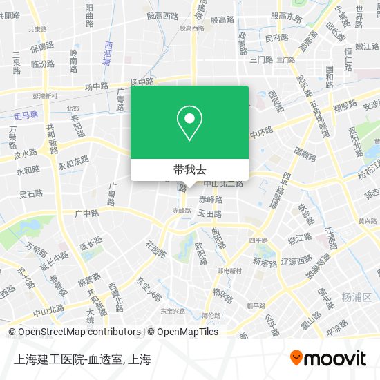 上海建工医院-血透室地图