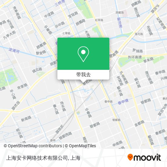 上海安卡网络技术有限公司地图