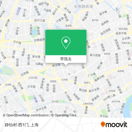 静怡村-西1门地图