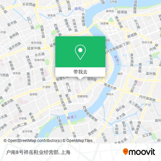 户南8号祥岳鞋业经营部地图