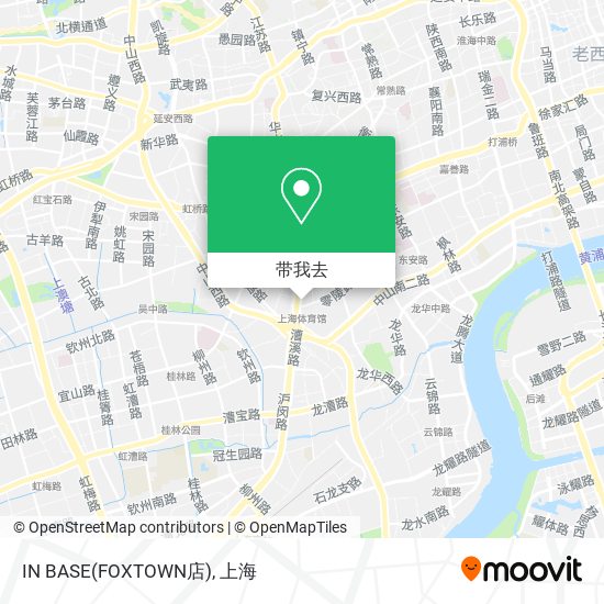 IN BASE(FOXTOWN店)地图