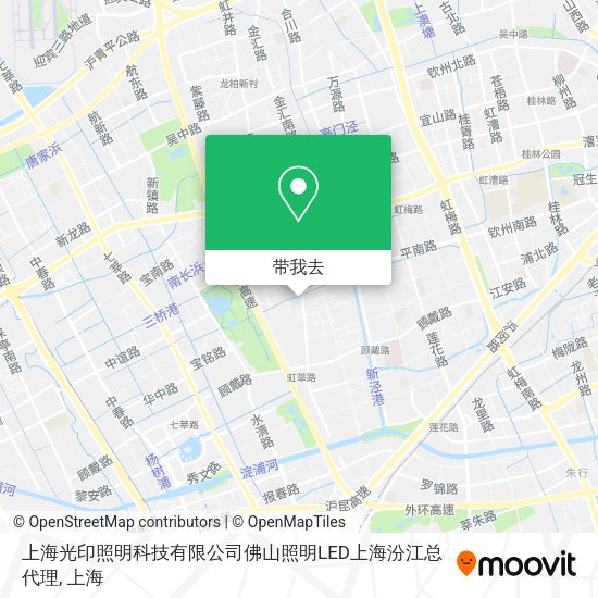 上海光印照明科技有限公司佛山照明LED上海汾江总代理地图