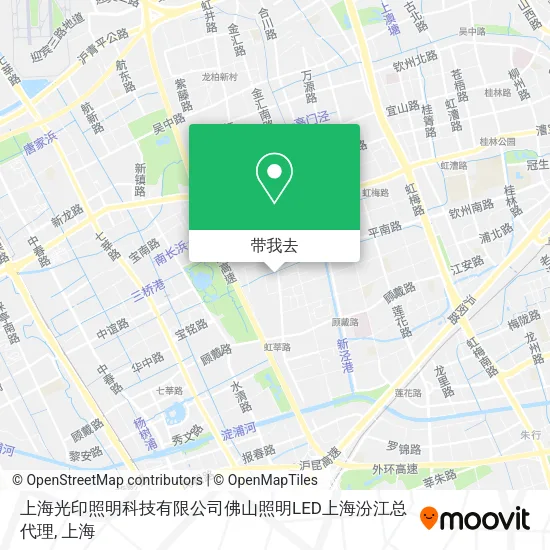 上海光印照明科技有限公司佛山照明LED上海汾江总代理地图