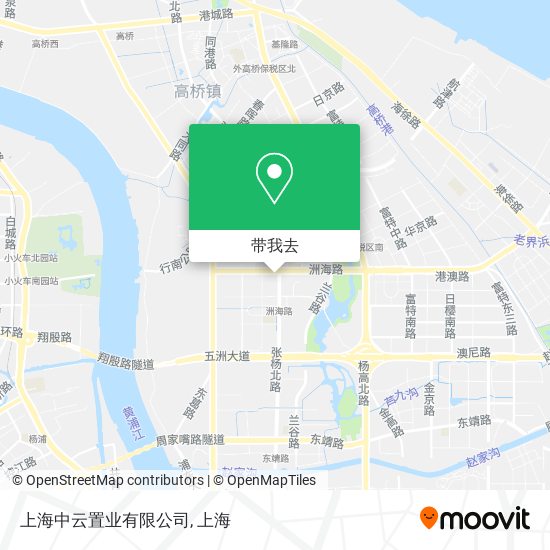 上海中云置业有限公司地图