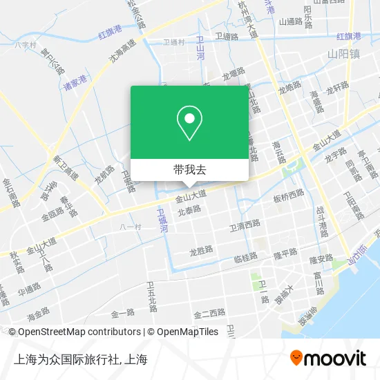 上海为众国际旅行社地图