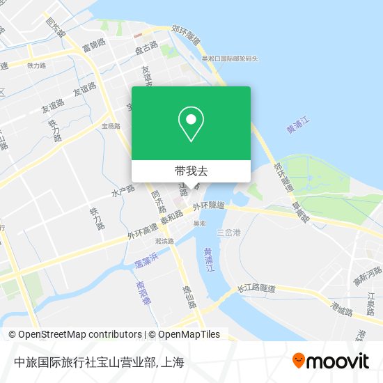 中旅国际旅行社宝山营业部地图