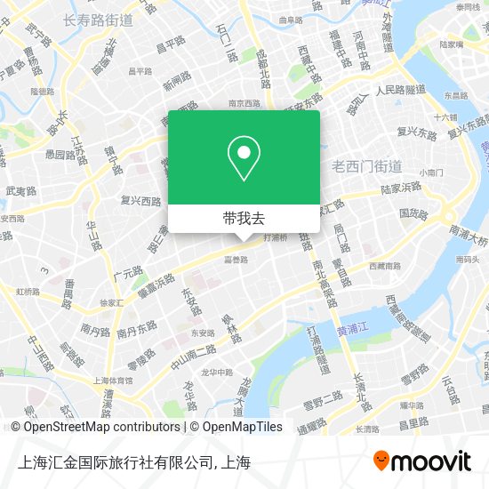 上海汇金国际旅行社有限公司地图
