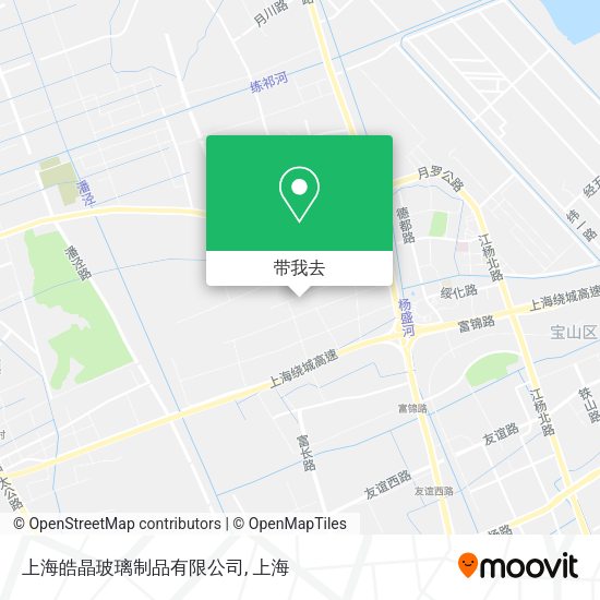 上海皓晶玻璃制品有限公司地图