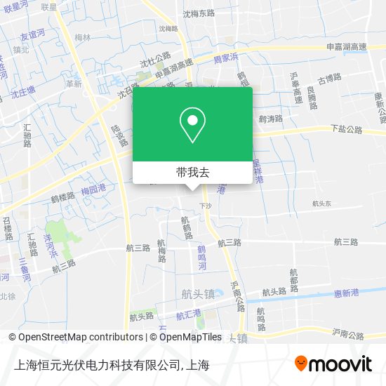 上海恒元光伏电力科技有限公司地图