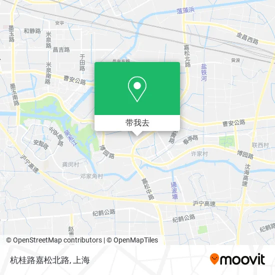 杭桂路嘉松北路地图