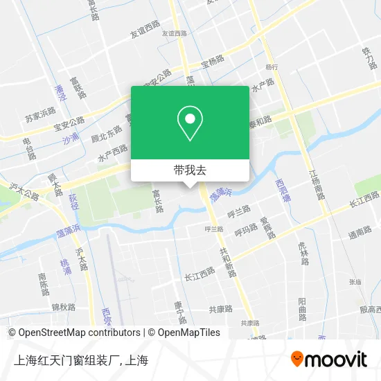 上海红天门窗组装厂地图