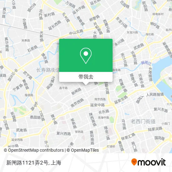 新闸路1121弄2号地图