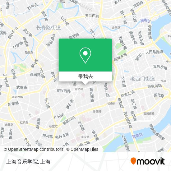 上海音乐学院地图