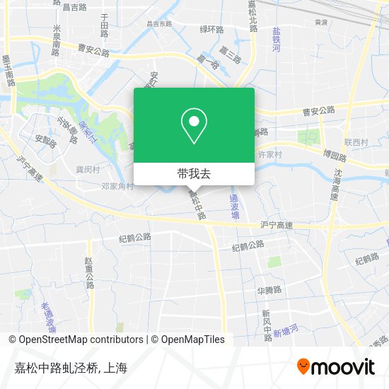 嘉松中路虬泾桥地图
