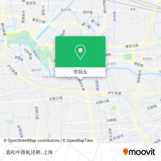 嘉松中路虬泾桥地图