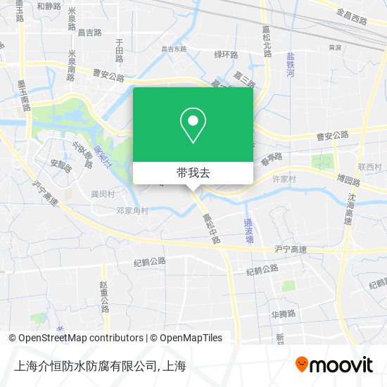 上海介恒防水防腐有限公司地图