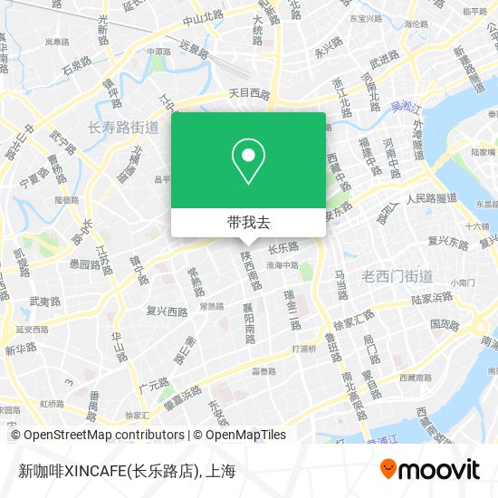 新咖啡XINCAFE(长乐路店)地图