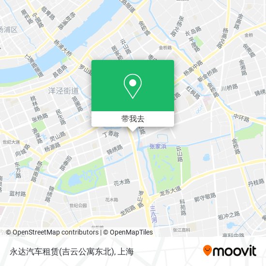 永达汽车租赁(吉云公寓东北)地图