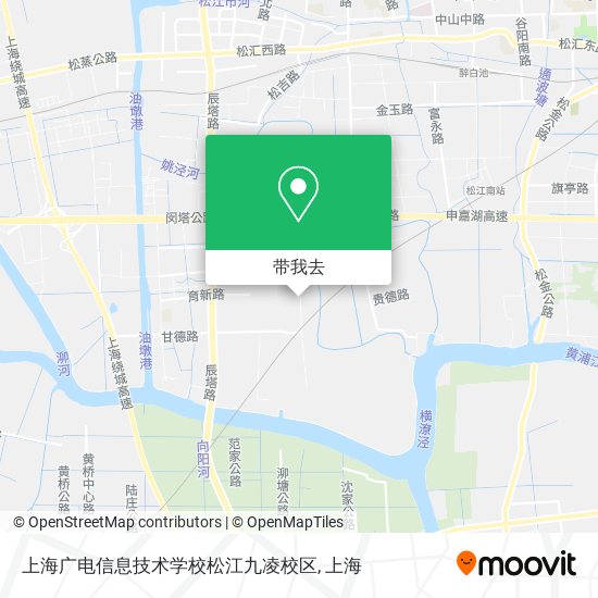 上海广电信息技术学校松江九凌校区地图