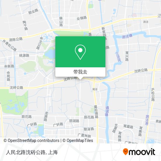 人民北路沈砖公路地图