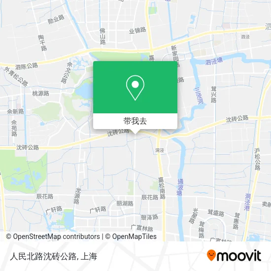 人民北路沈砖公路地图