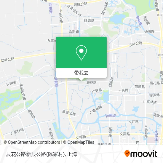 辰花公路新辰公路(陈家村)地图