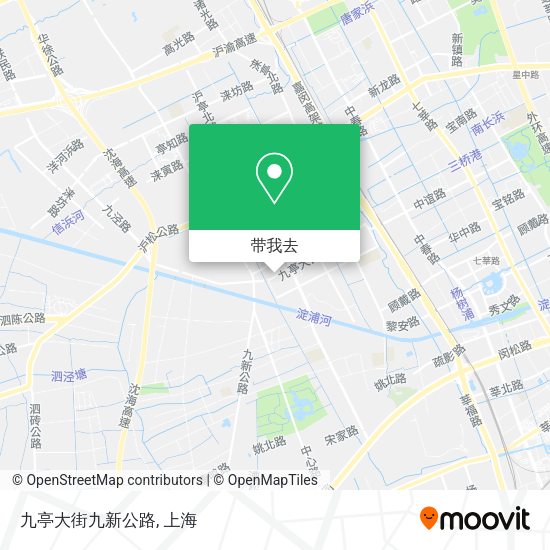 九亭大街九新公路地图