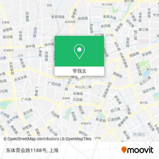 东体育会路1188号地图
