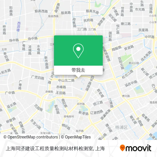 上海同济建设工程质量检测站材料检测室地图