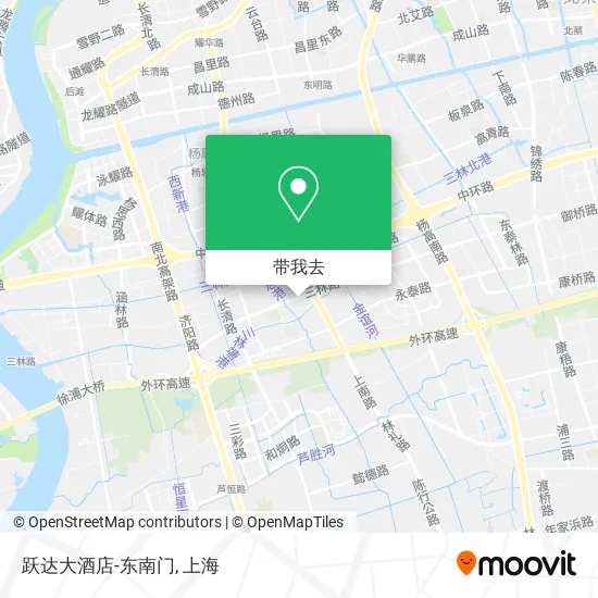 跃达大酒店-东南门地图