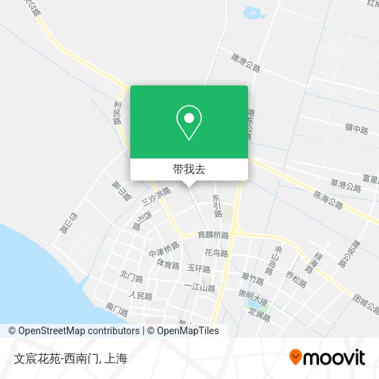 文宸花苑-西南门地图