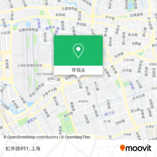 虹井路851地图