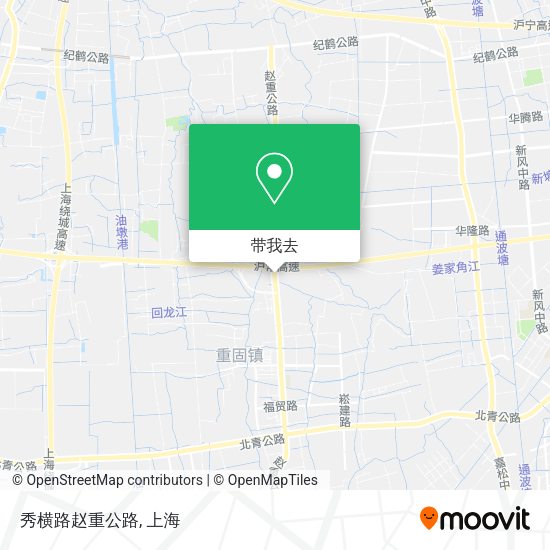 秀横路赵重公路地图