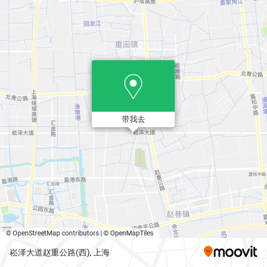 崧泽大道赵重公路(西)地图