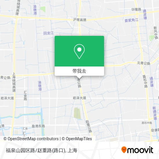 福泉山园区路/赵重路(路口)地图