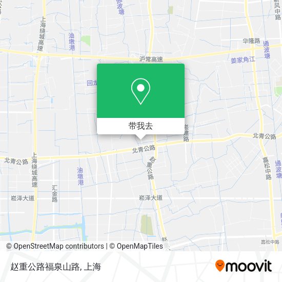 赵重公路福泉山路地图