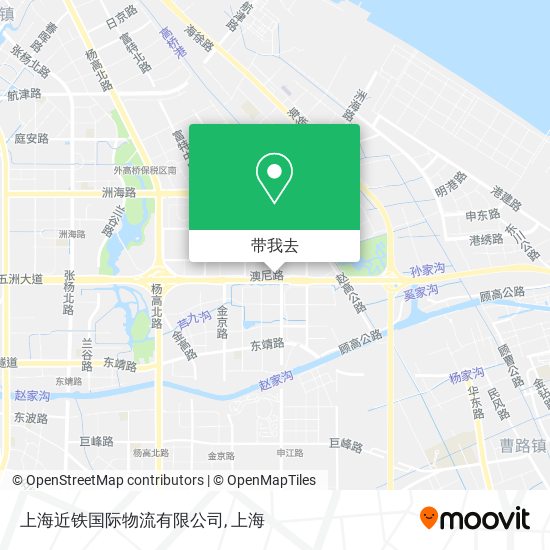 上海近铁国际物流有限公司地图