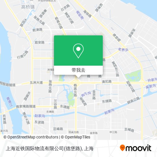 上海近铁国际物流有限公司(德堡路)地图