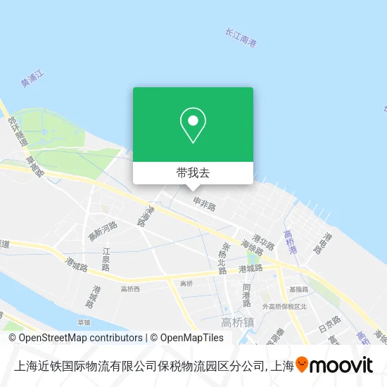 上海近铁国际物流有限公司保税物流园区分公司地图