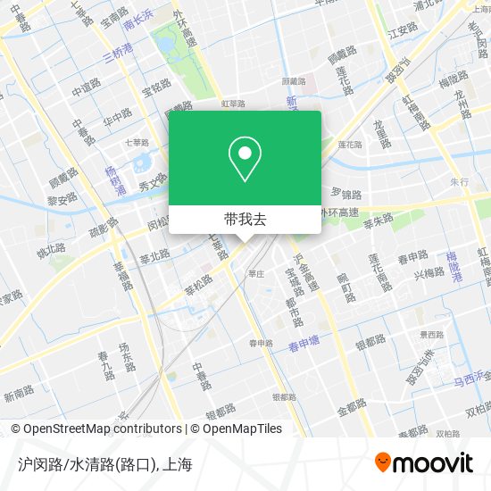沪闵路/水清路(路口)地图